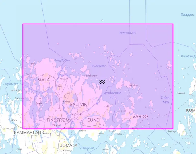 Rannikkokartta 33, Geta 