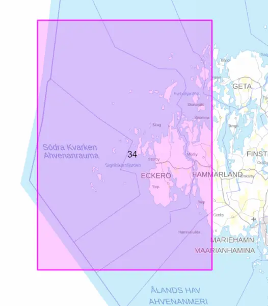 Rannikkokartta 34, Eckerö 