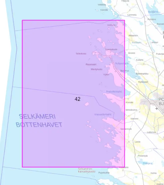 Rannikkokartta 42, Pori 