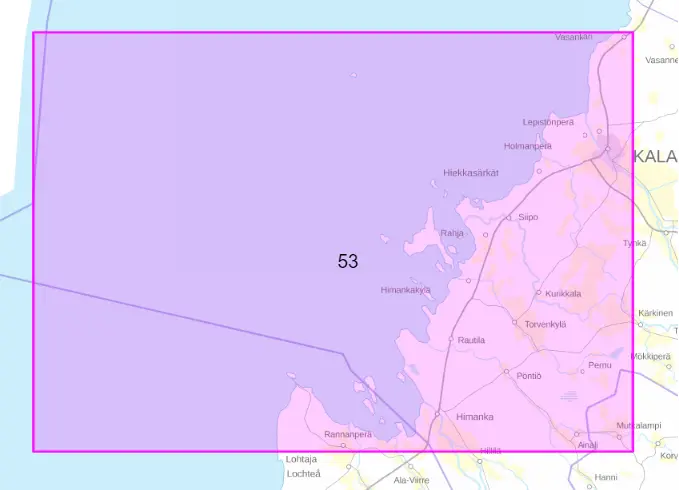 Rannikkokartta 53, Ohtakari - Kalajoki 