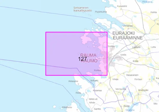 Satamakartta 127, Rauma 