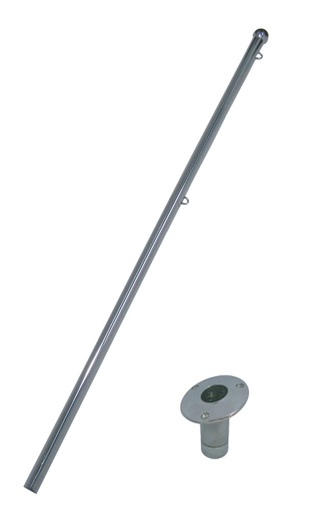 Lipputanko 97cm, upotettava magnettinen jalka 