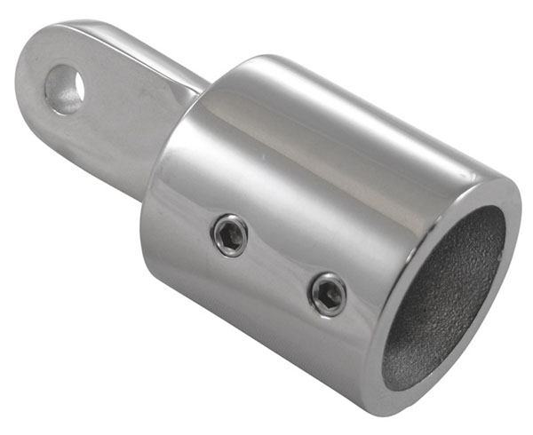 Päätynivel 22mm putkeen, AISI316 