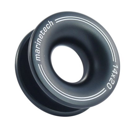 Köysiohjain spleissattava, alumiini, 14 mm 