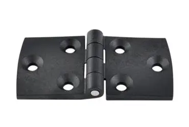 Sarana, musta muovi, 40x80 mm (2 kpl)