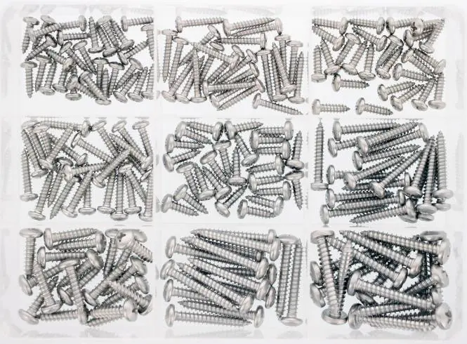Pan head tapping screws assortment box 