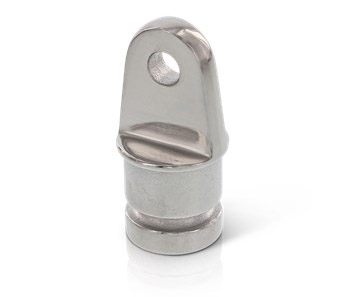 Putken pääty, silmukka, AISI316, 22 mm 