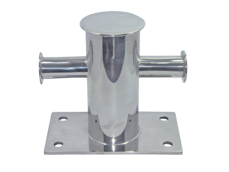 Pollari 200 x 110 mm, AISI304 sis. taustalevyn