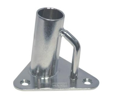 Kaidetolpan jalka AISI316, 25 mm 