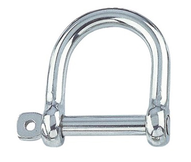 Sakkeli D, 6mm, AISI316 