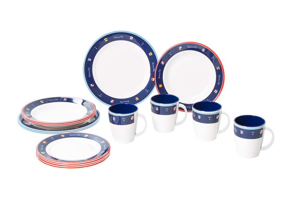 Astiasto 16 osaa Yachting Club melamiini