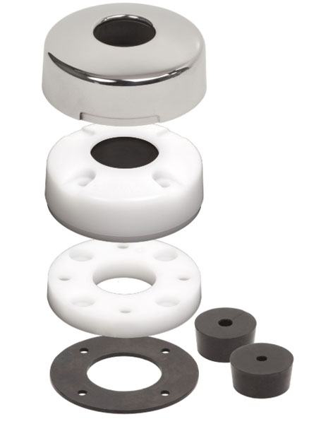 CableClam -läpivienti 21 mm, RST-kansi esiporattu