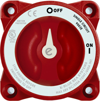 Päävirtakatkaisija On-Off 98x98mm, 600A-5min