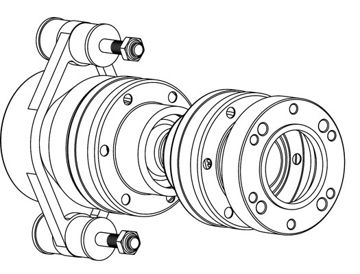 Painelaakeri 108, 20 mm akselille ei sisällä nivelyksikköä