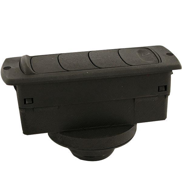 Ulospuhallusritilä 134x52mm, 52mm letkulle letkuliitos 45 astetta