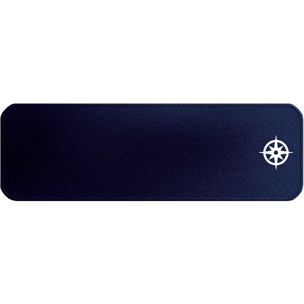 Matto 45 x 150 cm Welcome aboard, sininen