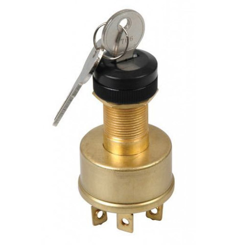 Virtalukko 3-asento, messinkirunko 