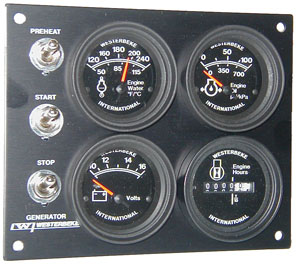 Generaattorin käyttöpaneeli 12V, 5.0BCD - 12.0BTDC