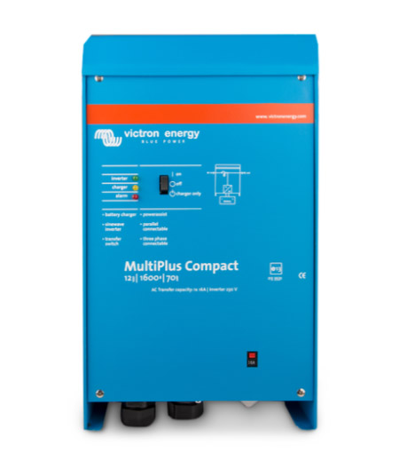 MultiPlus Compact 12/1600/70-16, 230V VE.Bus, invertteri ja laturi