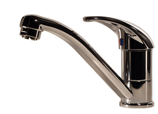 Vedensekoittaja, yhdenkäden, kääntyvä lyhyt nokka