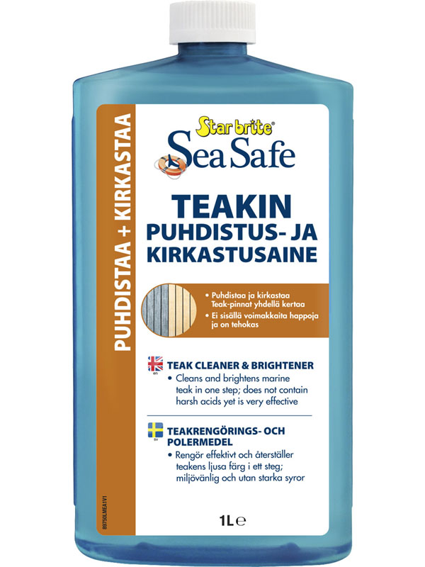 StarBrite SeaSafe Teak puhdistus/kirkastus 1L 