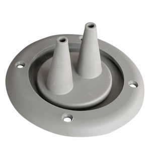 Läpivientikumi 105mm, harmaa 2 kartio