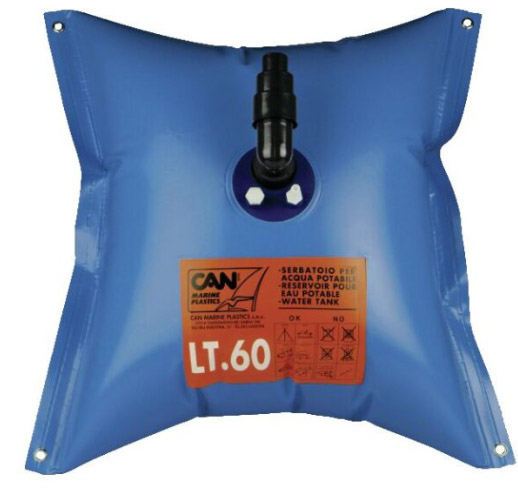 Vesisäkki 60 L. 73 x 73 cm 