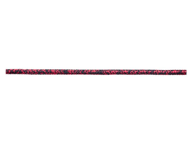 Dyneema/polyesteriköysi 6mm - 50m, punainen/musta