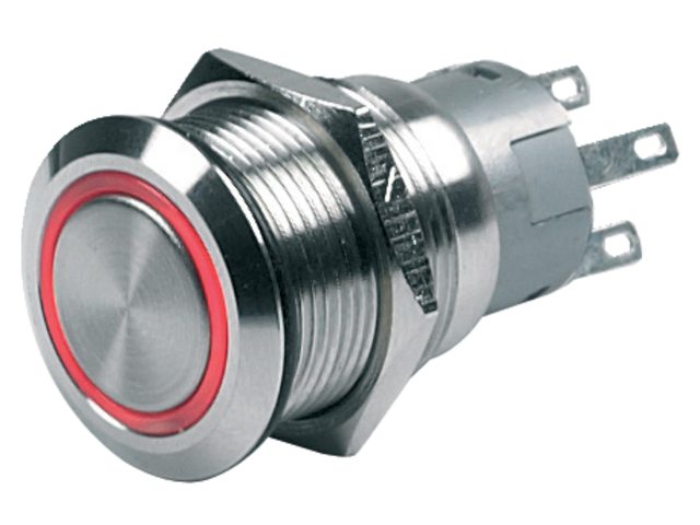 Katkaisija ON-OFF, 12V, punainen