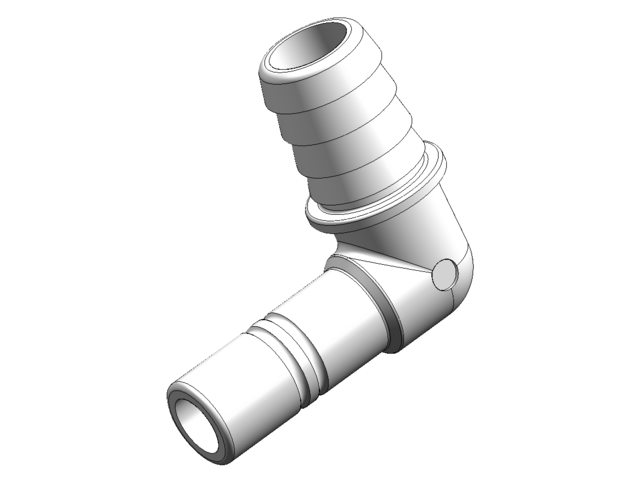 Kulma 90 astetta, 3/8" - 15 mm, WX1592 (2 kpl)