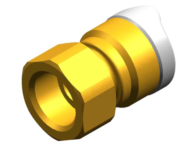 "WX1533 Adapter 1/2"" bsp-15mm Brass"