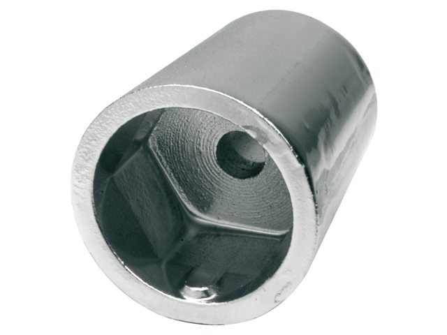 PCK--SHAFT ANODE ZINC 30 MM 6 KANT