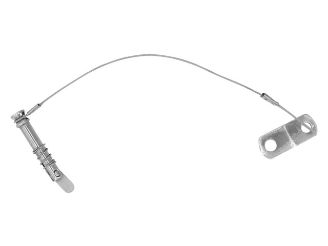 Dropnose pin ss with cable and plate