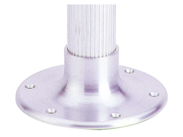 Pöydänjalan laippa 57 mm, pinta-asennettava, Garelick