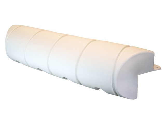 Laiturisuoja 110x24x24cm, valkoinen