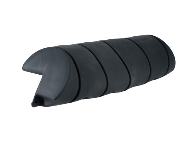 Laiturisuoja 110x24x24cm, musta