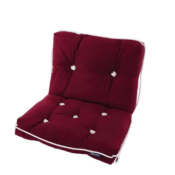 Kapokkityyny, burgundy, tupla