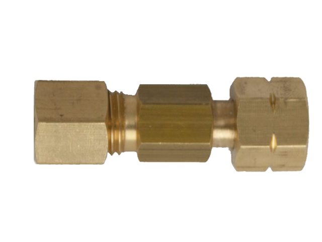 "PCK--STRAIGHT JOINT BRASS 8MM COMPR. X ¼""