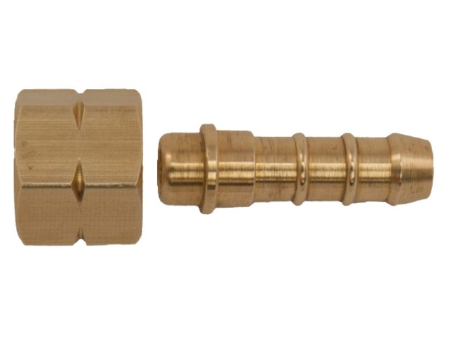 Letkukara kaasuliitin 1/4 VASEN kierre, 8 mm