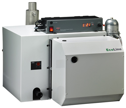Kabola KB45 Combi 230V, 24 kW keskuslämmitys + 7 L/min