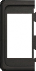 Katkaisijan päätekehys musta 