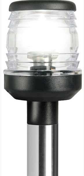 Valomasto 60cm, kääntöjalka, musta kuori 