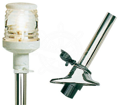 Valomasto, valkoinen, irroitettava jalka toimii katkaisijana