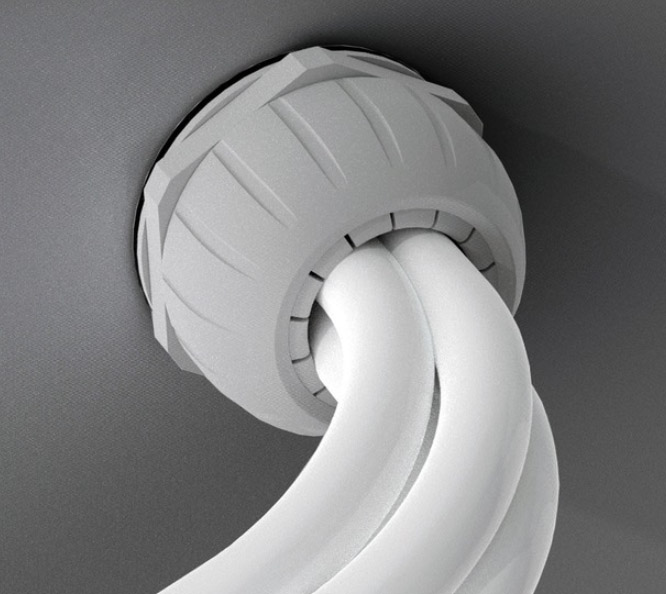 Laipioläpivienti 4 kaapelia max 15 mm 