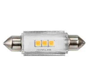 Lampadina LED bianco e verde 