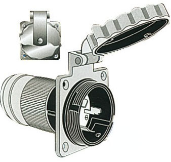 Maasähkörasia 63A, AISI316 