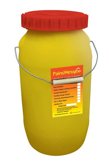 Säilytysastia muovi, hätämerantovälineille, 12 L