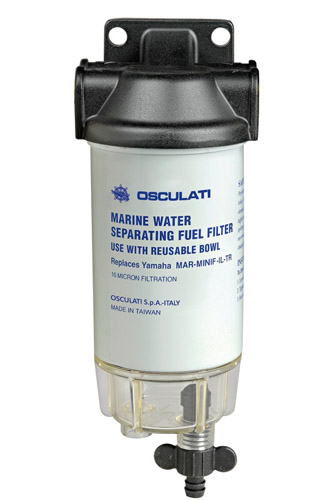 Polttoainesuodatin/vedenerottaja 8mm (bensiini)