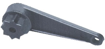 Kansiruuvikkeen kahva, tähti, muovia 