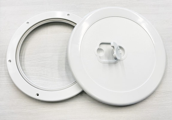 Huoltoluukku valkoinen halk. 325 x 290 mm 